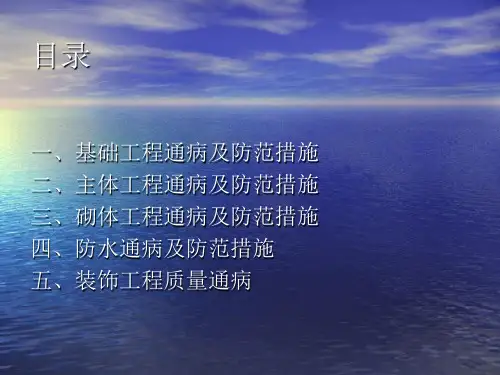 建筑工程质量通病ppt课件