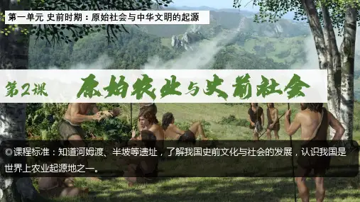 第2课 原始农业与史前社会 课件(共37张PPT).ppt