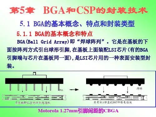工学BGA和CSP的封装技术