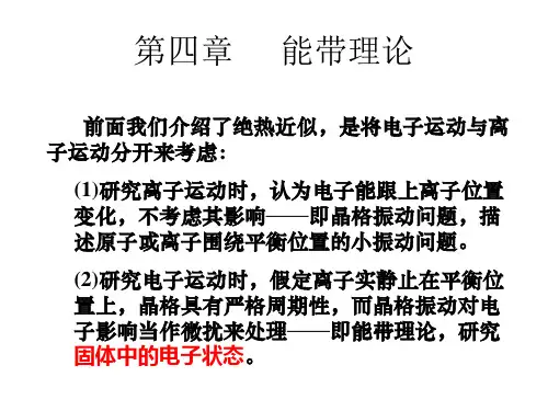 4.1布洛赫定理