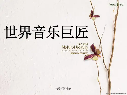 《贝多芬》 ppt课件