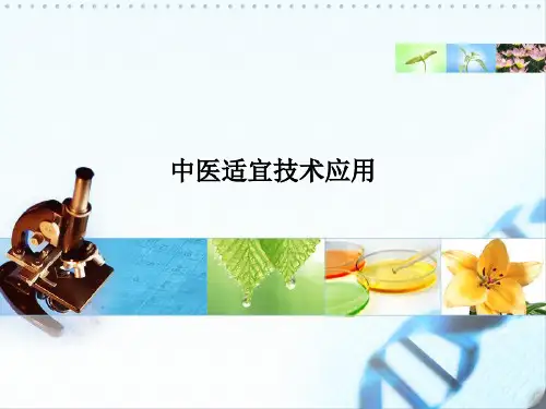 中医适宜技术应用