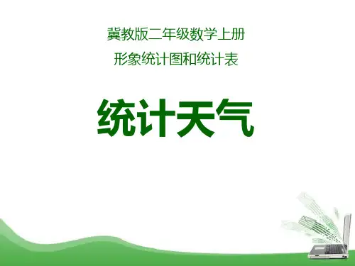 《统计天气》形象统计图和统计表课件1