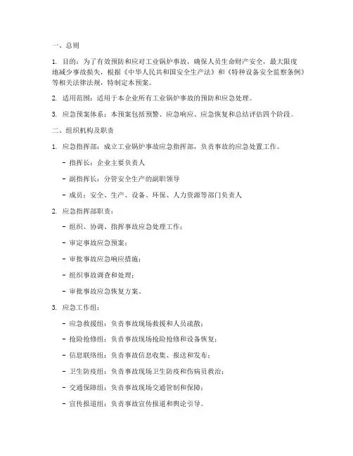 工业锅炉事故应急预案