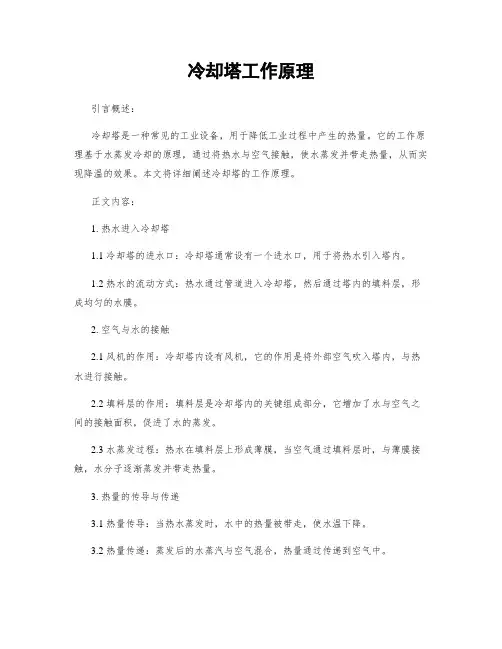 冷却塔工作原理