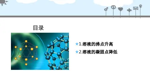 51.2溶液的沸点升高凝固点降低