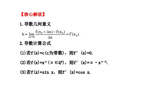 导数及其应用 阶段复习课 课件