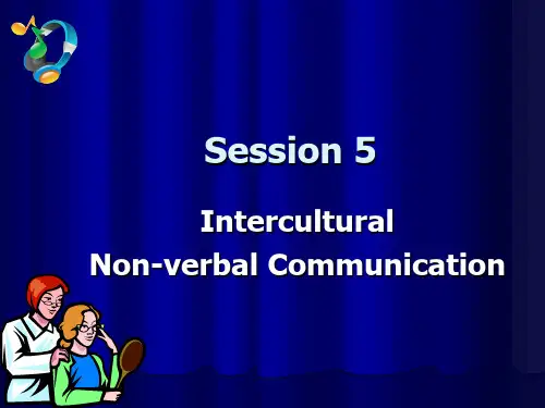 nonverbalcommunication跨文化交际