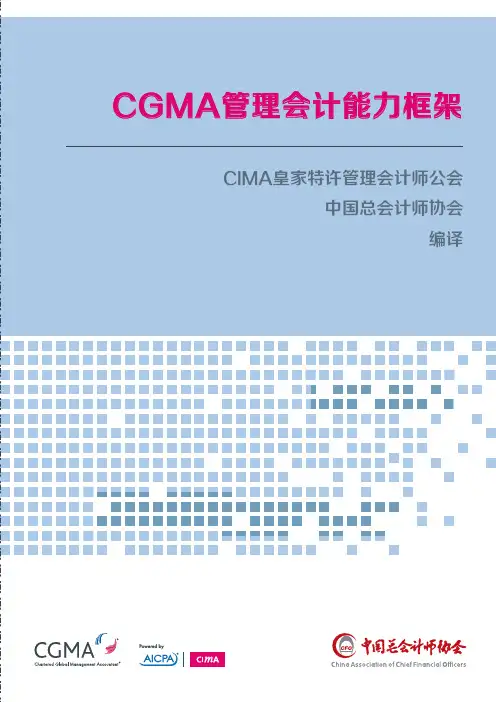 CGMA管理会计能力框架