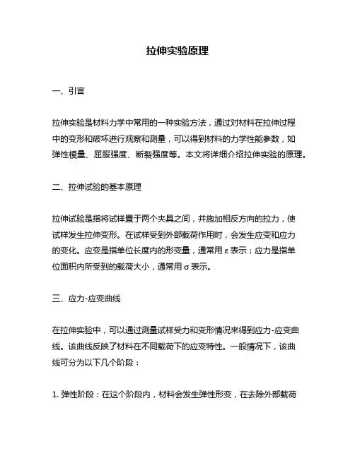拉伸实验原理