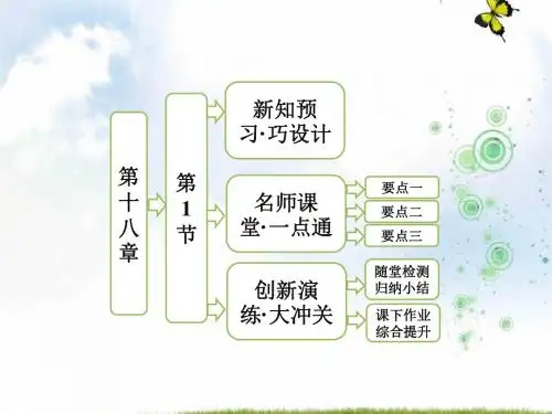 高中物理人教版选修3-5课件：第十八章 第1节 电子的发现