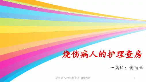 烧伤病人的护理查房 ppt课件