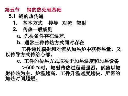 金相知识-钢的热处理基础