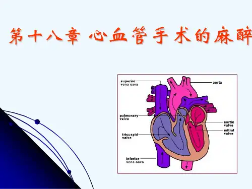 心血管手术麻醉