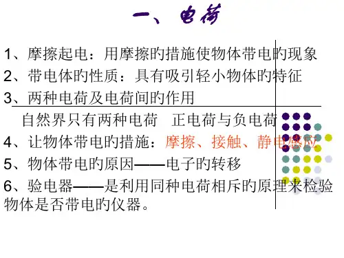 人教版九年级物理全册第十五章电流和电路(共69张PPT)省公开课获奖课件说课比赛一等奖课件