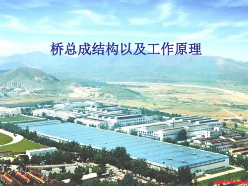 桥总成结构以及原理