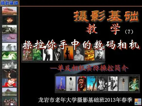 摄影教程7-数码相机的基本操控