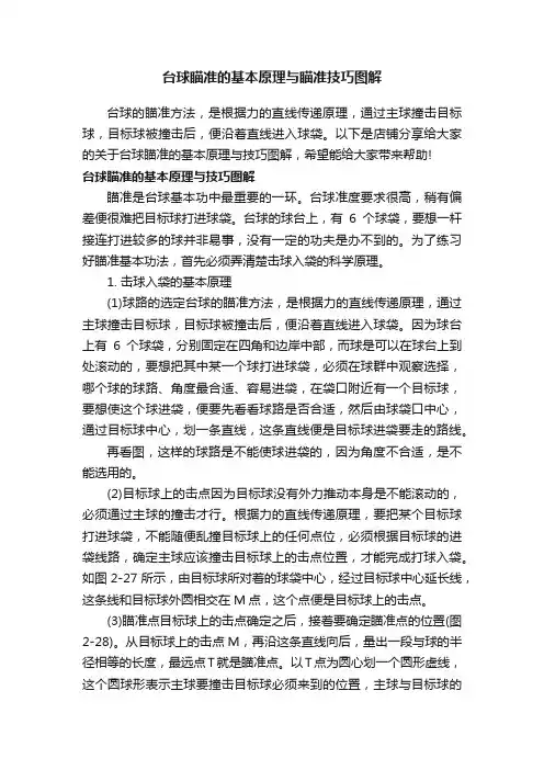 台球瞄准的基本原理与瞄准技巧图解
