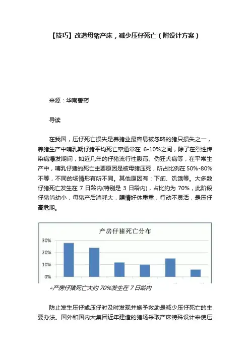 【技巧】改造母猪产床，减少压仔死亡（附设计方案）