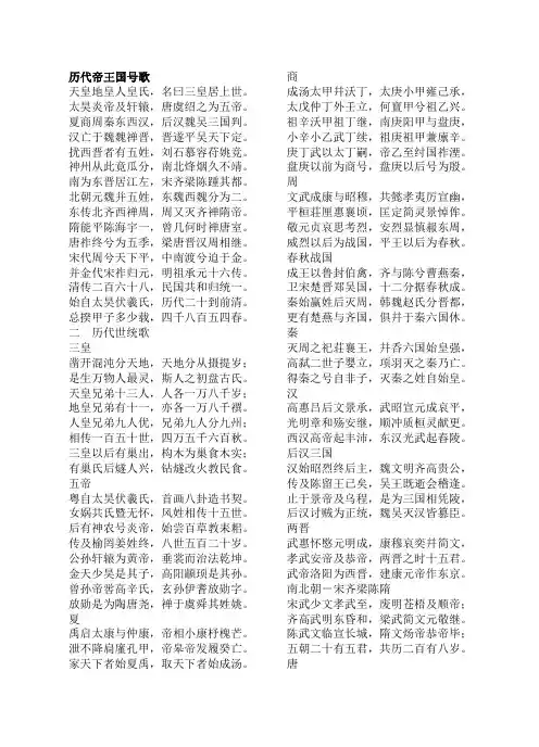 帝王国号歌