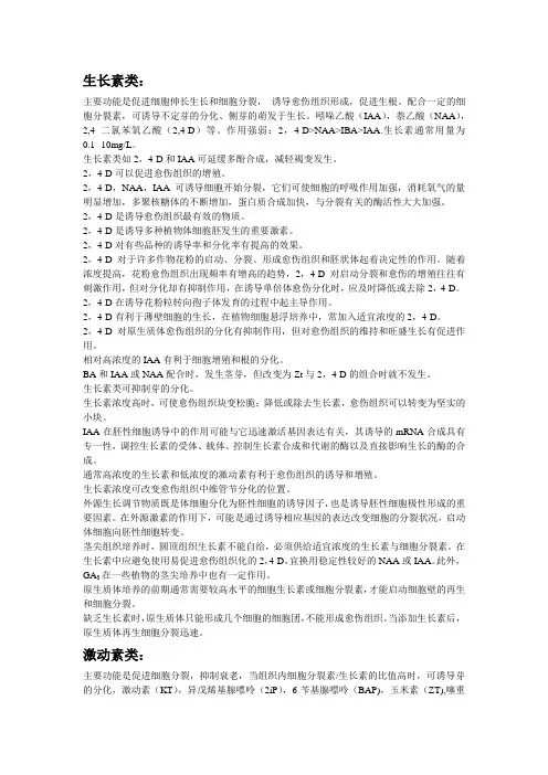植物组织培养
