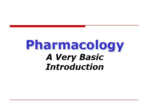 Pharmacology-精品医学课件