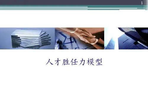 人才胜任力模型 ppt课件