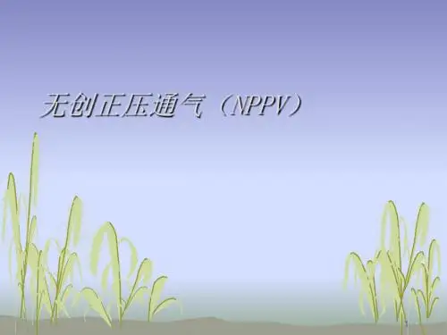 无创呼吸机的应用ppt课件