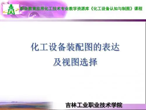 化工设备装配图的表达及视图选择.