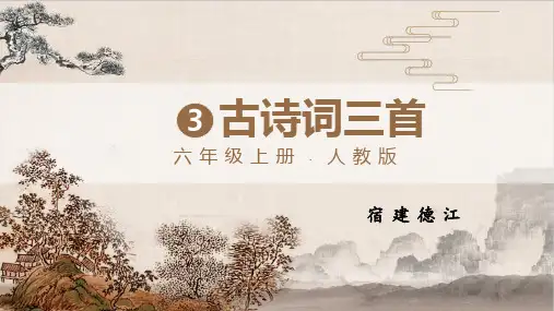 第3课《古诗词三首：宿建德江》课件-部编版语文六年级上册