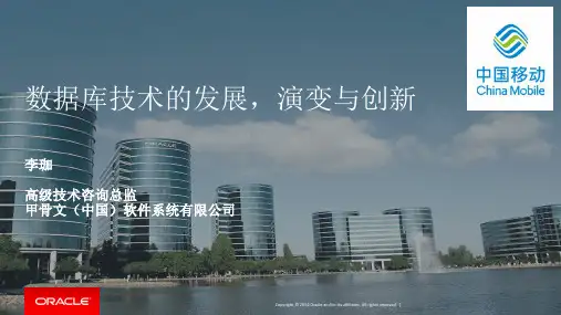 甲骨文-数据库技术的发展演变与创新
