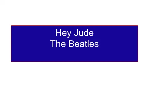 hey,jude含义解析