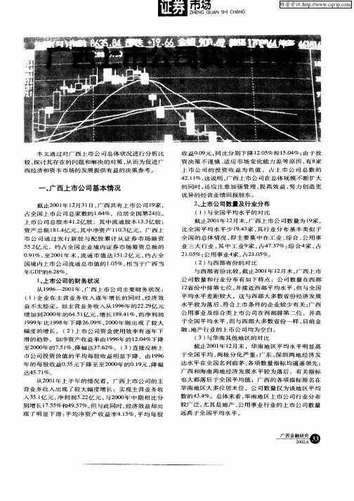 广西上市公司实证分析