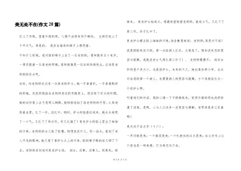美无处不在(作文20篇)