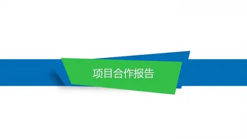 商务风项目合作汇报总结【PPT模板】