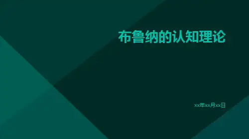 布鲁纳的认知理论PPT(精)