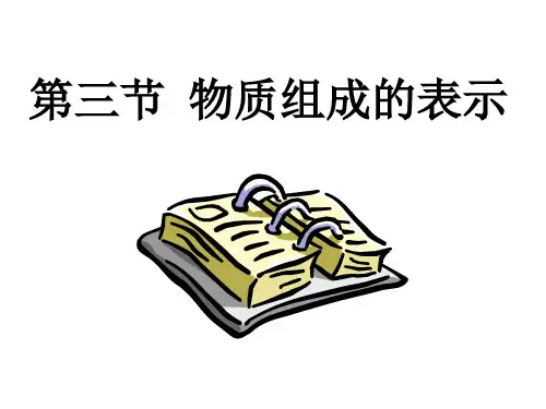 鲁教版(五四学制)八年级化学教学课件 物质组成的表示 