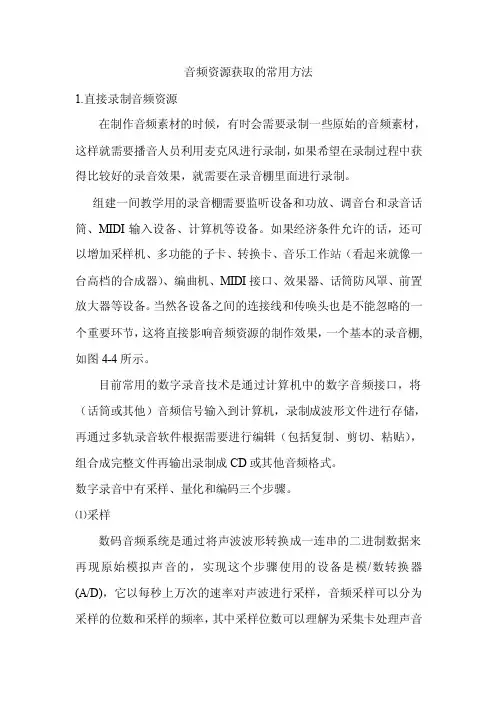 音频获取方法