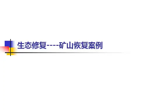 生态修复矿山景观恢复案例分析