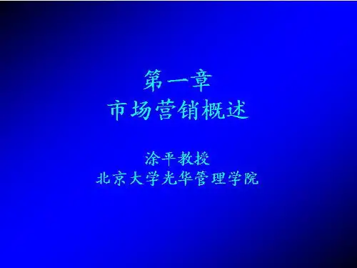 市场营销第一章市场营销概述PPT课件