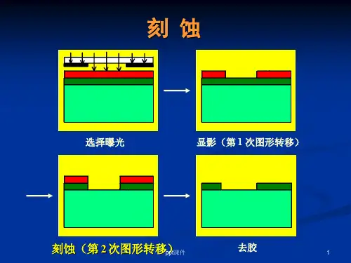 刻蚀技术  ppt课件