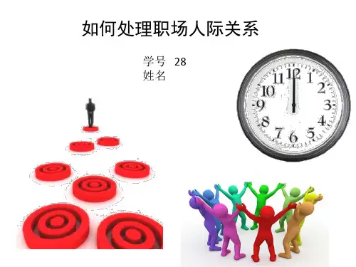 职场人际关系ppt课件