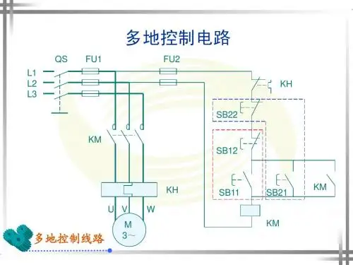 职中专业课职中机电(学习情景4(多地控制电路))通用