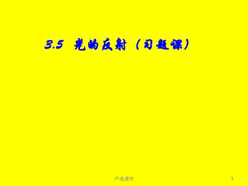 光的反射(习题课)(基础教学)
