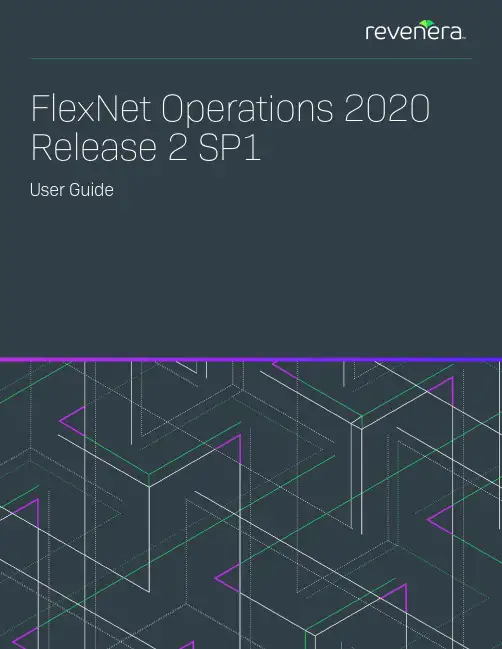 FlexNet Operations 2020 Release 2 SP1用户指南说明书