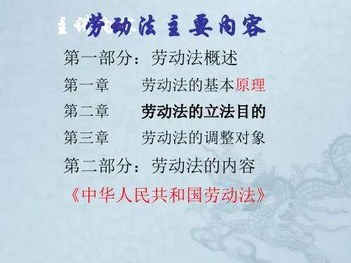 劳动与社会保障法第13章