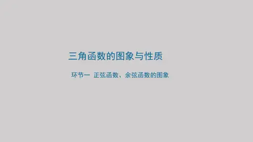 正弦函数、余弦函数的图象课件-高一上学期数学人教A版(2019)必修第一册