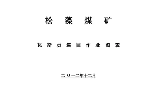 松藻煤矿巡回瓦斯检查图表
