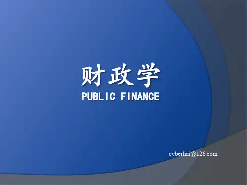 财政学第五章财政投资性支出