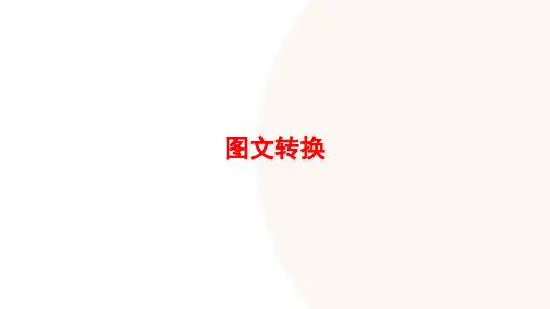 2025届高考语文一轮复习：图文转换课件